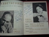 Ion Omescu și Sorana Coroamă dedicații