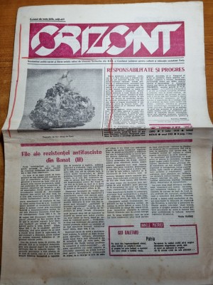 ziarul orizont 5 iulie 1979-rezistenta antifascista din banat foto