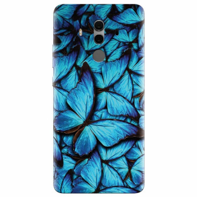 Husa silicon pentru Huawei Mate 10, Blue Butterfly 101 foto