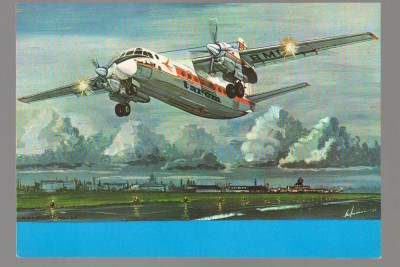 CPIB 23886 CARTE POSTALA - ANTONOV AN-24, AVION, NECIRCULATA, 1982 foto