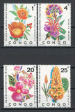 Cumpara ieftin Congo 1971 Mi 425/28 MNH, nestampilat - Flori, Flora