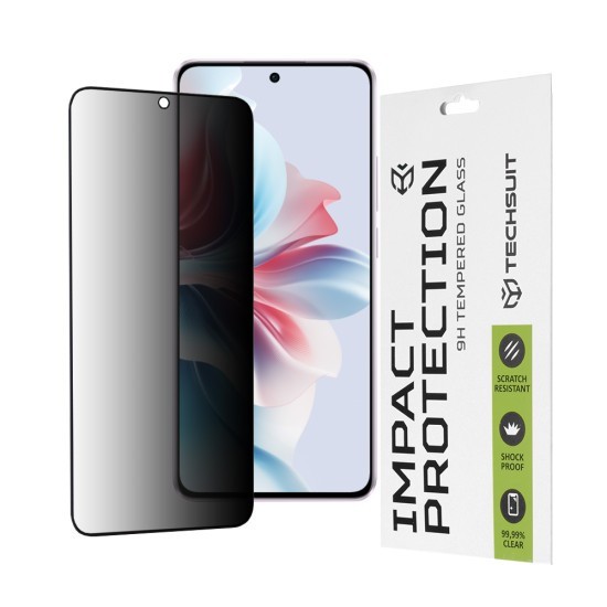 Folie pentru Oppo Reno11 F - Techsuit 111D Privacy Full&nbsp;Glue - Black