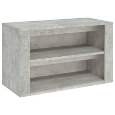Pantofar, gri beton, 75x35x45 cm, lemn compozit