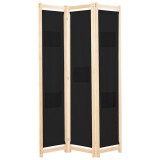 Cumpara ieftin Paravan de camera cu 3 panouri, 120x170x4 cm, textil