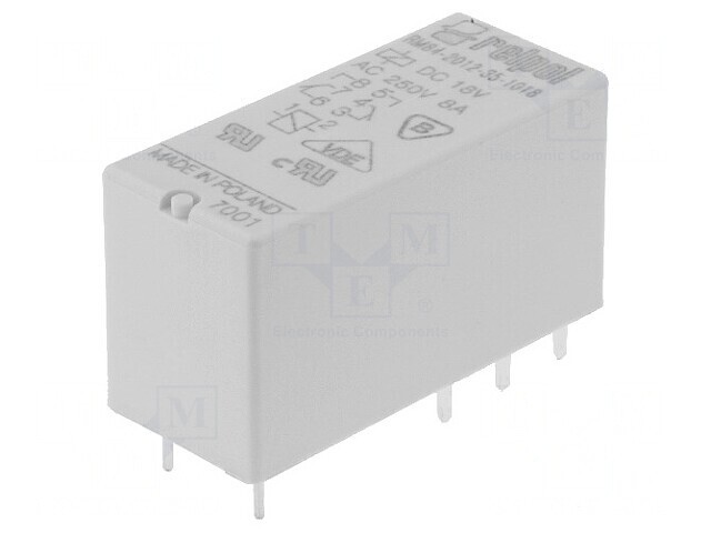 Releu Electromagnetic DPDT 18VDC 8A PCB