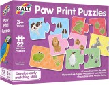 Puzzle - Animalutele si urmele lor (2 piese)