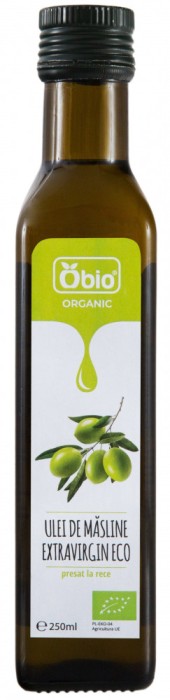 Ulei de masline extravirgin bio 250ml Obio