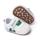 Cumpara ieftin Adidasi albi pentru baietei - Leaves (Marime Disponibila: 3-6 luni (Marimea 18