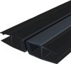 Garnitura Magnetica Neagra Usa Dus Kerra UMAG 4, 2m, Sticla 4mm, Cabina Dus, Etansare Anti-Scurgere