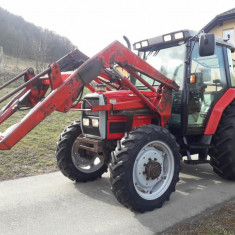 Tractor MASSEY FERGUSON 6140 , ÎNCĂRCĂTOR MAILLEUX