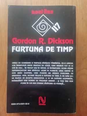 FURTUNA DE TIMP - Gordon R. Dickson -S. F. foto