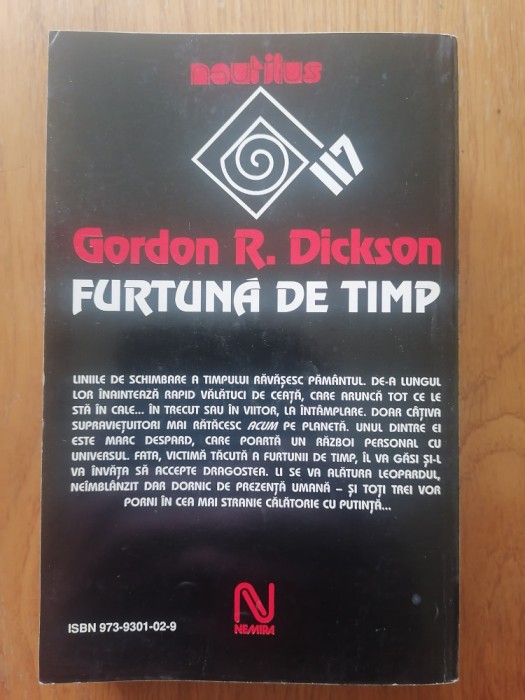 FURTUNA DE TIMP - Gordon R. Dickson -S. F.