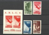 Cumpara ieftin ROMANIA 1945 LP.171 &amp; LP.172 - Primul Congres General ARLUS - MNH