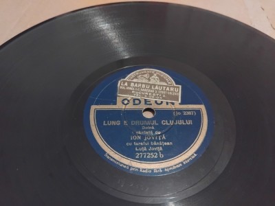 Disc patefon/gramofon Ion Iovita - Lung e drumul Clujului foto