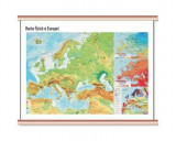 Harta Statele Europei - mini - plastifiat cu șipci - Paperback - *** - Cartographia Studium