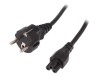 Cablu Alimentare Unghiular IEC C5 1,8m Negru, Logilink