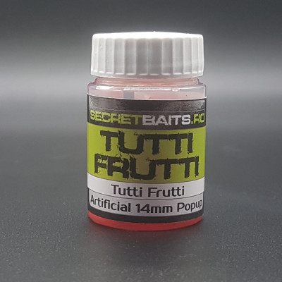 Secret Baits Artificial Popup 14mm Tutti Frutti Flavour foto