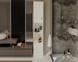 Soldat 1U 2S, 35x35x199 cm, Alb