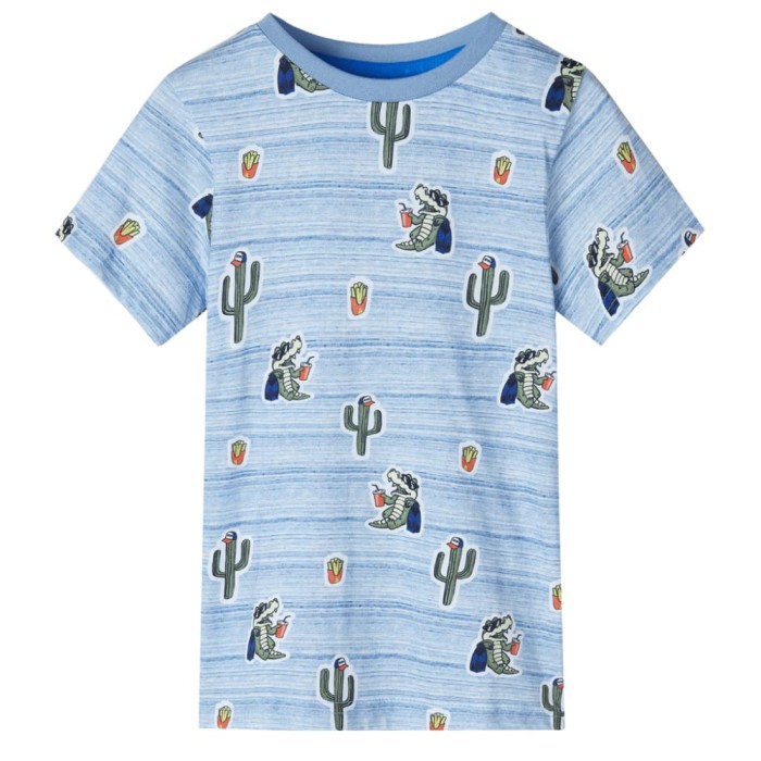 Tricou pentru copii, mix de albastru, 116