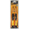 Set 2 Surubelnite Herran Linie Cruce, Otel Inoxidabil, Maner Cauciucat - Time Veranda, 15cm