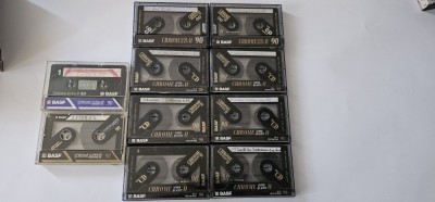 Caseta Basf Chrome Super Quality II 90 , lot 10 bucati . foto