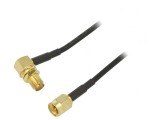 Cablu SMA 50&Omega; 1m Negru