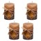 Set 4 lumanari parfumate cu aroma de Sugar Cookies