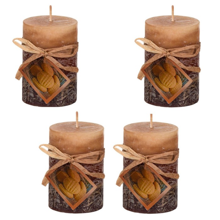 Set 4 lumanari parfumate cu aroma de Sugar Cookies
