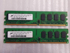 Memorie RAM desktop Micron 2GB PC2-6400 DDR2-800MHz - poze reale foto
