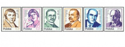 Polonia 1983 - personalitati, serie neuzata foto