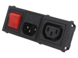 Conector Alimentare AC 10A 250V IEC 60320