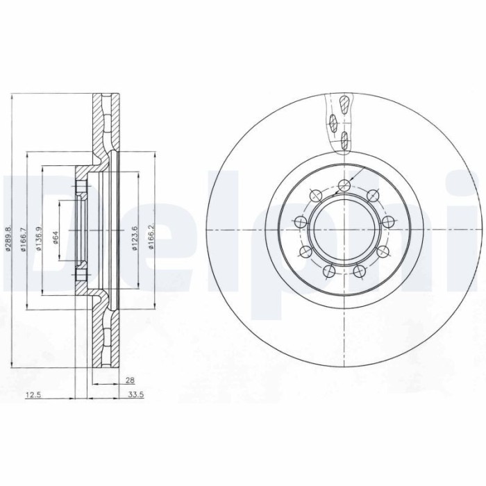 DELPHI BG4101 Disc frana