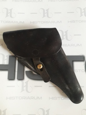 HST Toc in piele neagră pentru revolver elvețian model 1882 foto
