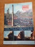 stiinta si tehnica august 1961-art. foto orasele iasi,calarasi,bucuresti,oradea