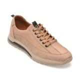 Pantofi sport GRYXX bej, LS2404, din nabuc