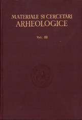 HST C6025 Materiale și cercetări arheologice volumul III 1957 foto