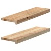 VidaXL Pervaz 2 buc lemn masiv de stejar netratat 70x20x2 cm 4009093
