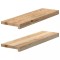 vidaXL Pervaz 2 buc lemn masiv de stejar netratat 70x20x2 cm 4009093