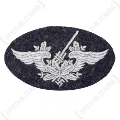 WW2 Ecuson Shield German LW Soldat Flakartillerie Personnel Trade Badge medium foto