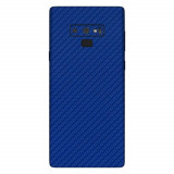 Cumpara ieftin Set Folii Skin Acoperire 360 Compatibile cu Samsung Galaxy Note 9 (Set 2) - ApcGsm Wraps Carbon Blue, Albastru, Oem
