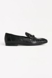 Karl Lagerfeld balerini de piele ELEIA culoarea negru, KL41123