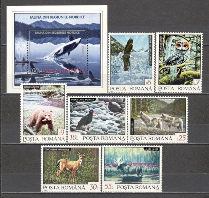 Romania.1992 Fauna din regiunile nordice DR.581