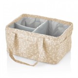 Cumpara ieftin Geanta organizator pentru scutece si accesorii copii/bebelusi, BabyJem, 25x35 cm (Culoare: Somon)