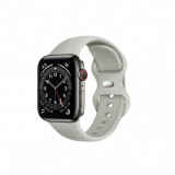 Cumpara ieftin Curea pentru Apple Watch 1/2/3/4/5/6/7/8/SE/SE 2/Ultra (42/44/45/49mm) Techsuit Watchband (W031) Gray, Silicon