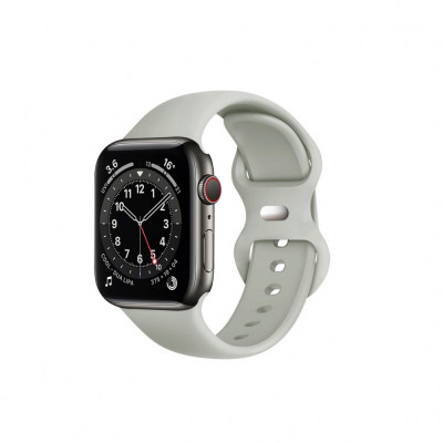 Curea pentru Apple Watch 1/2/3/4/5/6/7/8/SE/SE 2/Ultra (42/44/45/49mm) Techsuit Watchband (W031) Gray foto