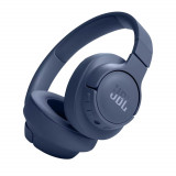 Cumpara ieftin Casti audio Over-Ear JBL Tune 720BT, Bluetooth, Asistent vocal, Multi-Point, Pure Bass, Autonomie 76 ore, Albastru