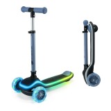 TROTINETA CU LUMINI KINDERKRAFT RAKET, BLUE SuperHeroes ToysZone