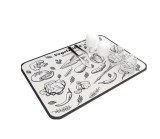 Covoras absorbant pentru bucatarie, anti alunecare, uscare rapida, 40x60 cm