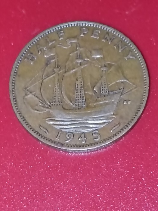 1/2 Half penny 1942 [poze]. Discount conform descriere [10 - 20 %. Vezi descrierea.].