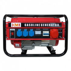 Generator electric pe benzina 2.2-2.5KW(220V-380V), bobinaj din cupru, 3 prize foto